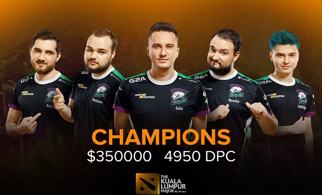 Virtus.pro vinnare av Kuala Lumpur Dota 2 Major