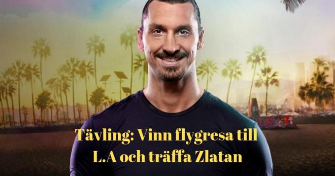Tävling: Vinn en resa till Los Angeles och träffa Zlatan