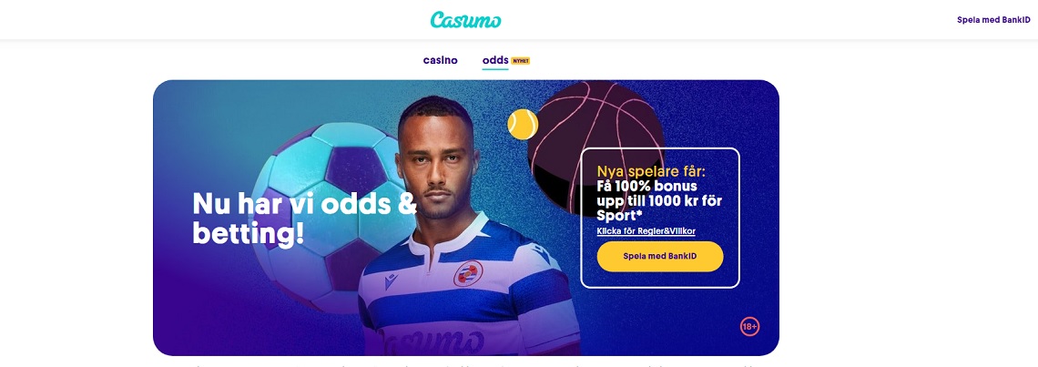 Casumo lanserar sportsbook med odds på esport